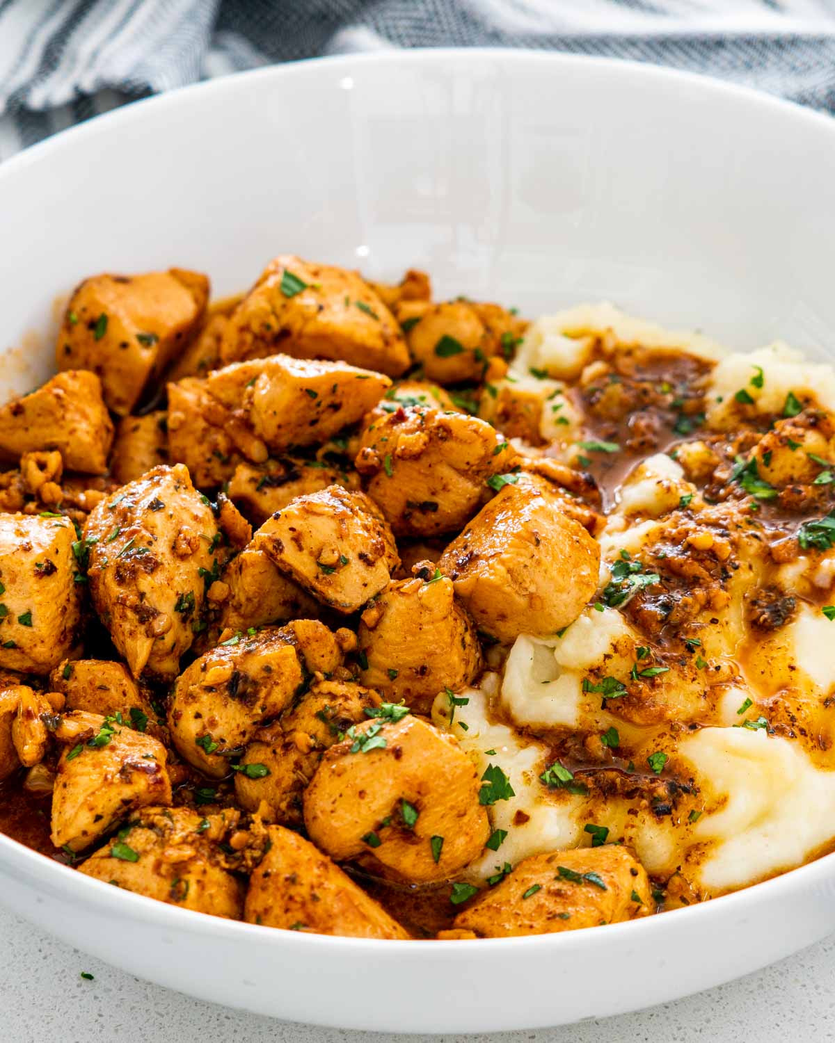 Chicken bites portion